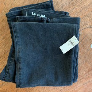 Gap Kids Soft Wear Slim Straight Jeans sz 14 Husky NWT